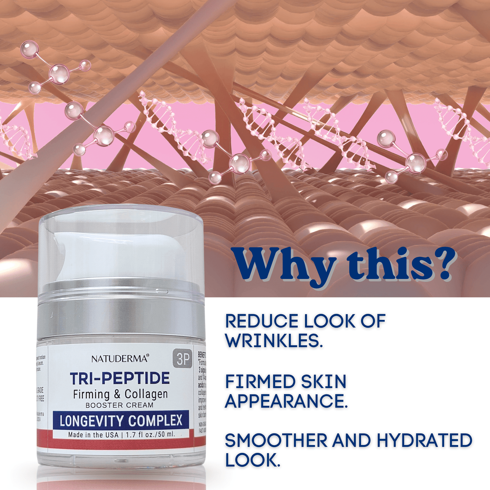 Natuderma Tripeptide Firming & Collagen Booster Cream - Image 4