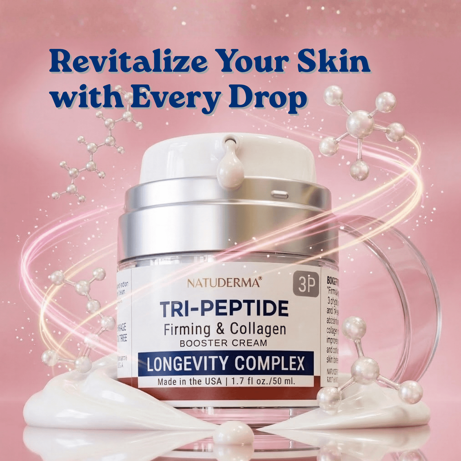 Natuderma Tripeptide Firming & Collagen Booster Cream - Image 3