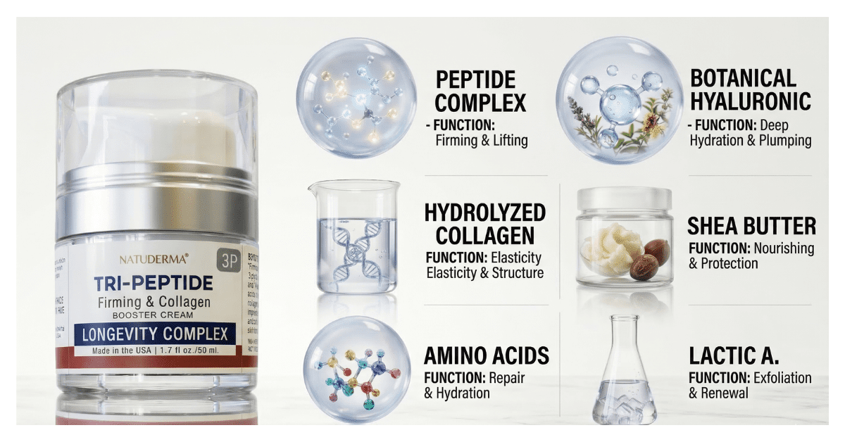 Natuderma Tripeptide Firming & Collagen Booster Cream - Image 6