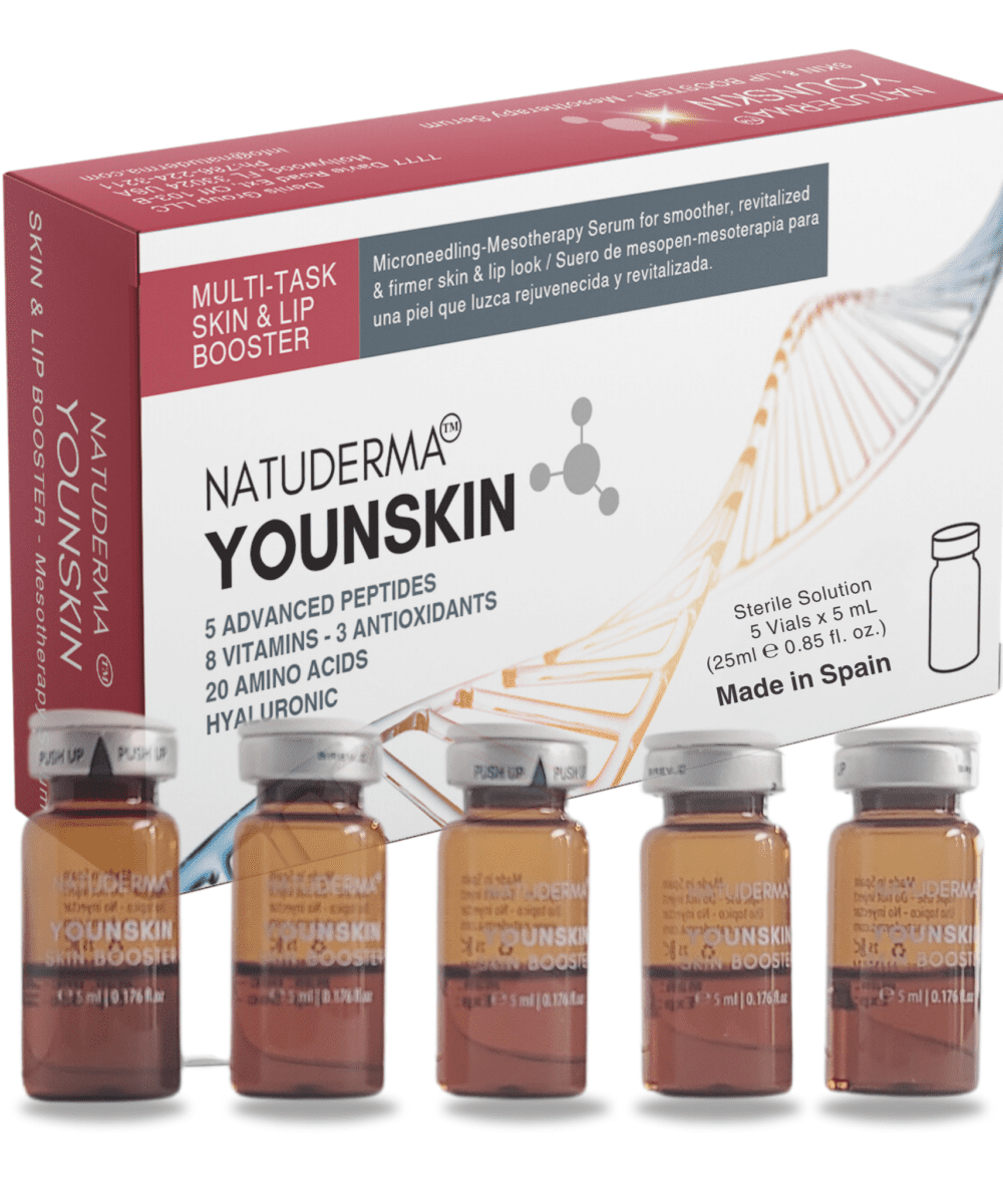 Natuderma Younskin anti aging serum to use after microneedling or at home microneedling, mesotherapy solution